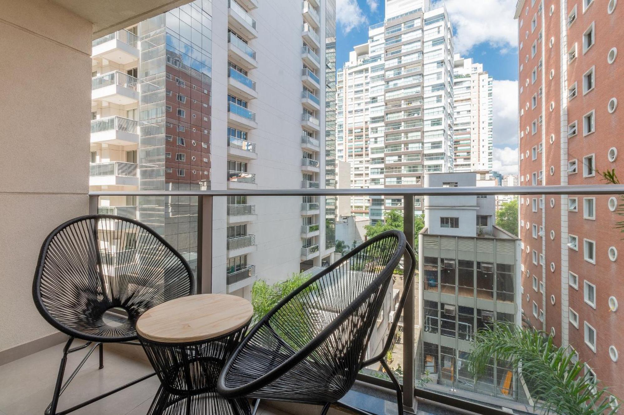 Belint Bela Cintra: A 5 Minutos Da Paulista Com Piscina No Rooftop São Paulo Kültér fotó